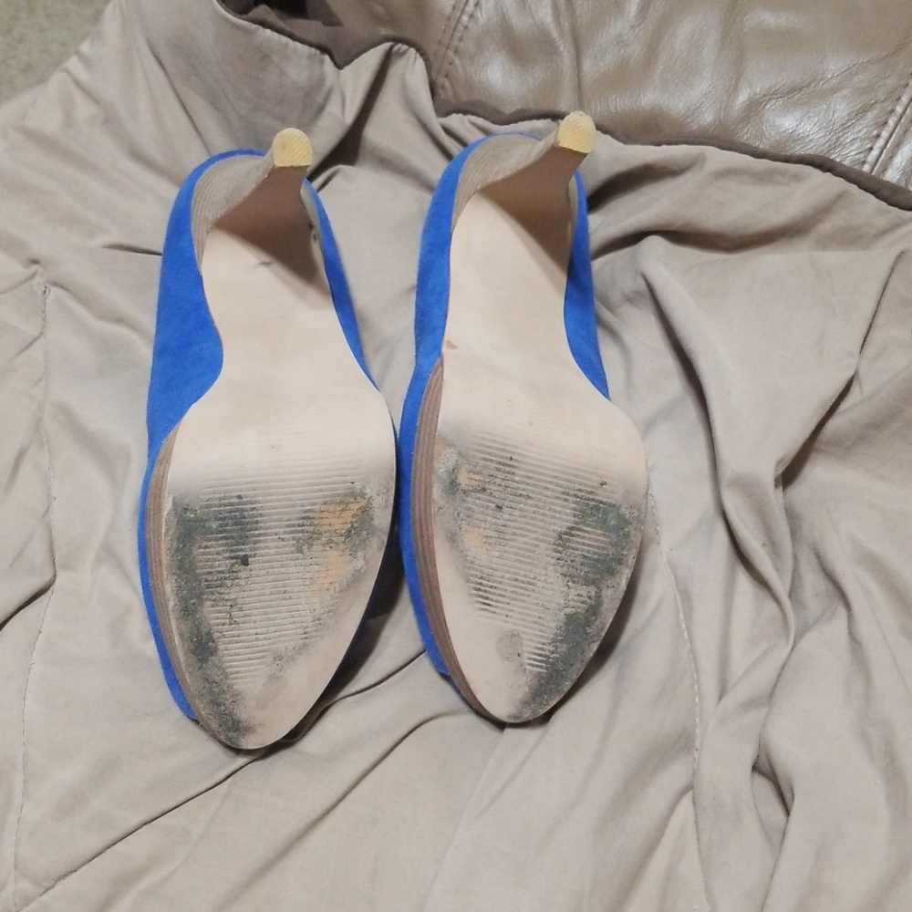 ☆☆ Open toe Blue high heel Steve Madden - Picture 5 of 8